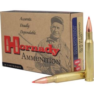 Hornady Vintage Match Rifle Ammunition .30-06 Sprg 168 gr ELD 2710 fps 20-ct