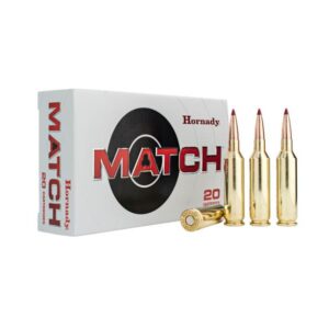 Hornady ELD Match Rifle Ammunition 25 Creedmoor 134gr PT 2800 fps 20-ct