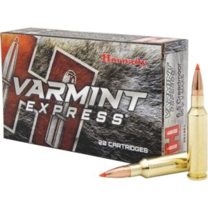 Hornady Varmint Express Rifle Ammunition .224 Valkyrie 60 gr V-MAX 3300 fps 20-ct