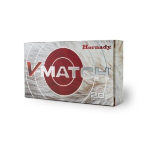 Hornady ELD-VT V-Match rifle Ammunition .224 Valkyrie 62gr PT 3300 fps 20-ct