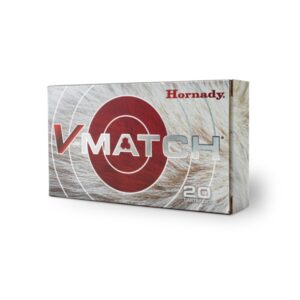 Hornady V-Match ELD-VT Rifle Ammunition 6mm ARC 80 gr PT 3020 fps 20-ct