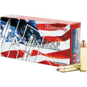 Hornady American Whitetail Rifle Ammunition .450 Bushmaster 245 gr Interlock SP 2200 fps 20-ct