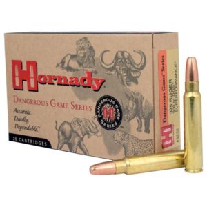 Hornady Dangerous Game Rifle Ammunition .375 Ruger 300gr DGS 2660 fps 20-ct