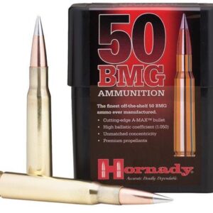 Hornady Match Rifle Ammunition .50 BMG 750 gr A-MAX 2820 fps - 10-box