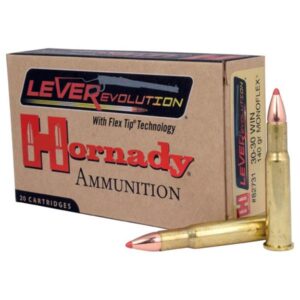 Hornady LEVERevolution Rifle Ammunition .30-30 Win 140 gr MonoFlex 2460 fps - 20-box