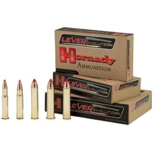 Hornady LEVERevolution Rifle Ammunition .45-70 Gov 325 gr FTX 2050 fps 20-ct