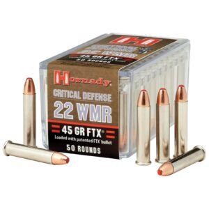 Hornady Critical Defense .22 WMR 45 gr FTX Rimfire Ammo 50-ct