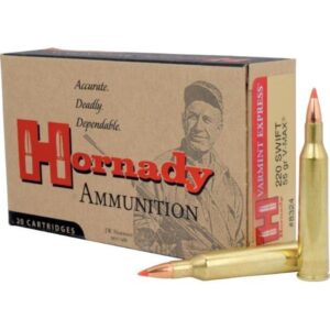 Hornady Varmint Express Rifle  Ammunition .220 Swift 55 gr V-MAX 3253 fps - 20-box