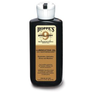 Hoppe's Bench Rest 9 Lubricating Oil with Weatherguard - 2-1-4 oz Squeeze Bottle