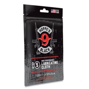 Hoppe's Black Lubricated Cloth -11"x14"