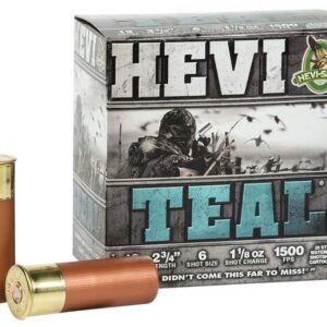Hevi-Shot Hevi-Teal Shotshells 12 ga 2 -3-4" 1-1-8 oz 1500 fps #6 25-ct