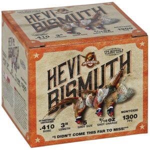 HEVI-Shot Hevi-Bismuth Upland Shotshells .410 3" 9-16oz 1300 fps #5 25-ct