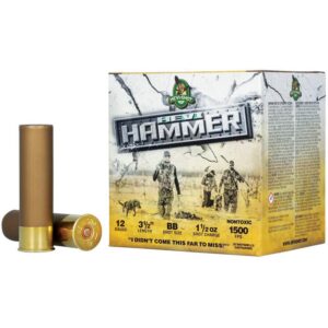 HEVI-Shot Hevi-Hammer Shotshell 12ga 3.5" 1.5oz 1500 fps #BB 25-ct