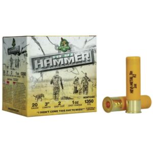 HEVI-Shot HEVI-Hammer Shotshells 20 ga 3" 1oz 1350 fps #2 25-ct