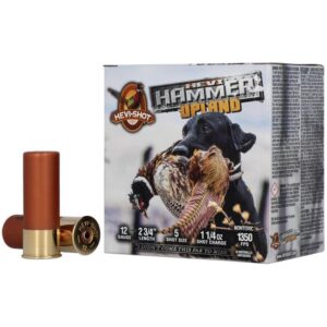 HEVI-Shot Hevi-Hammer Upland Shotshell 12ga 2-3-4" 1-1-4oz 1350 fps #5 25-ct