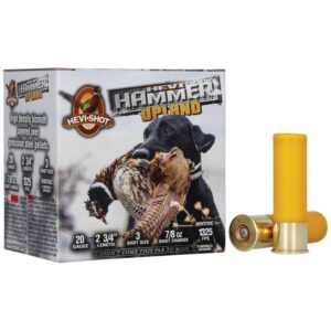 HEVI-SHOT HEVI Hammer Upland Shotshells 20ga 2-3-4" 1oz 1325 fps #3 25-ct