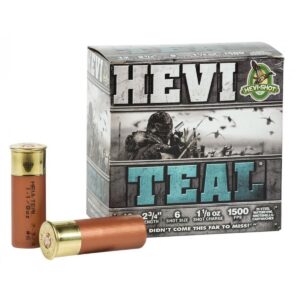 HEVI-SHOT HEVI-Teal Shotshells  20 ga 3" 7-8oz 1500 fps #6 25-ct