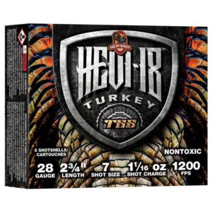 HEVI-Shot Hevi-18 Shotshells 28 ga 2-3-4" 1-1-16 oz 1200 fps 7 5-rd