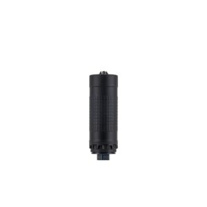 IWI Silencer 6K Direct Thread Suppressor 6mm Nickel Alloy-Stainless Steel 1-2"-28 HUB-T Mount Black