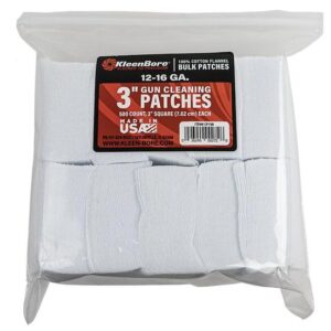 KleenBore 3" Bore Cleaning Patches 12-16 ga 500-ct