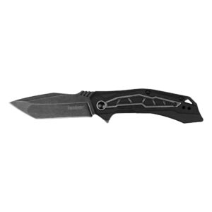 Kershaw Flatbed Assisted Folding Knife 3 1-8" Blade Black