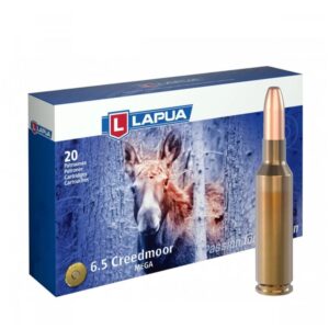 Lapua Rifle Ammuntion 6.5 Creedmoor 156gr Mega SP 20-ct