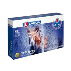 Lapua Rifle Ammo  30-06 Springfield 185gr Mega Soft Point bx-20