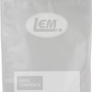 LEM Products MaxVac Zipper Top Vacuum Bags Gallon Size 11"x16" - 20-ct
