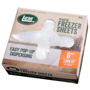 LEM Products 6 x 10 3-4 Freezer Sheets 1000-ct