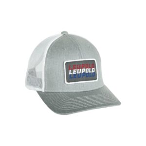 Leupold Patriot Trucker Hat Heather Grey-White