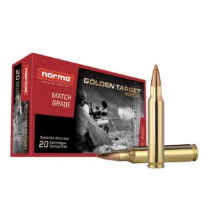 Norma Golden Target Match Rifle Ammunition .223 Rem 69 gr BTHP 1379 fps 20-ct