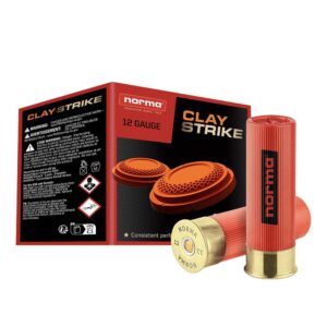 Norma CLAYSTRIKE Shotshells 12ga 2-3-4" 1oz 1250 fps #8 25-ct