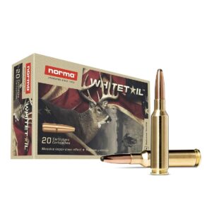 Norma WhiteTail Rifle Ammunition 6.5 Creedmoor 140gr PSP 2657 fps 20-ct