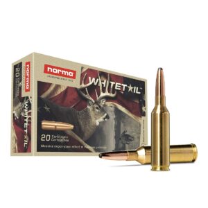 Norma WhiteTail Rifle Ammunition 6.5 PRC 140gr PSP 2657 fps 20-ct