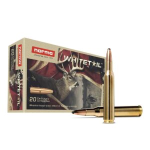 Norma WhiteTail Rifle Ammunition .270 Win 130gr PSP 3084 fps 20-ct