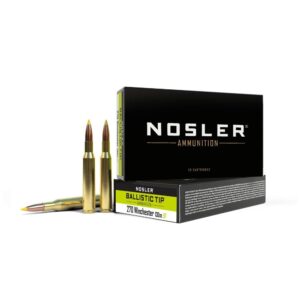 Nosler Ballistic Tip Rifle Ammunition .270 Win 130gr BT 3075 fps 20-ct