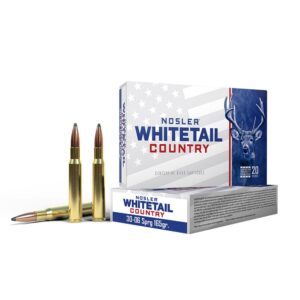 Nosler Whitetail Country Rifle Ammunition .30-06 Sprg 165gr SP 2900 fps 20-ct