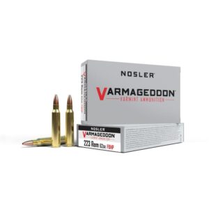 Nosler Varmegeddon Rifle Ammunition .223 Rem 62 gr FBHP 2950 fps - 20-box