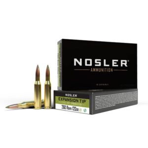 Nosler E-Tip Rifle Ammunition 260 Rem 120gr E-Tip 2750 fps 20-ct