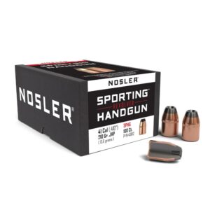 Nosler Sporting Handgun Revolver Bullets .41 cal .410" 210 gr JHP 100-ct