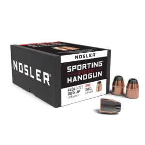 Nosler Sporting Handgun Revolver Bullets .44 cal .429" 200 gr JHP 250-ct