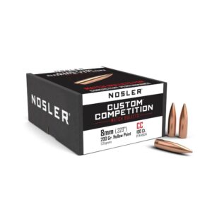 Nosler Custom Competition Bullets 8mm .323" 200 gr HPBT 100-ct