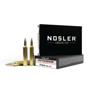 Nosler Match Grade Rifle Ammunition .26 Nosler 140gr CC 3300 fps 20-ct