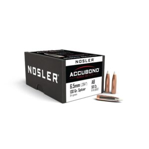 Nosler AccuBond Bullets 6.5mm .264" 130 gr SBT-ACB 50-ct