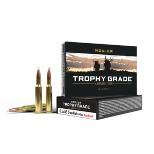 Nosler Trophy Grade Rifle Ammunition 6.5x55mm 140 gr AB 2650 fps - 20-box
