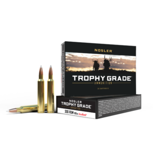 Nosler Trophy Grade Rifle Ammunition .300 RUM 180 gr AB 3250 fps - 20-ct
