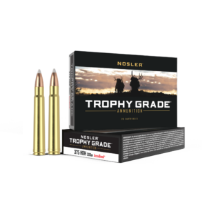 Nosler Trophy Grade Rifle Ammunition .375 H&H 300 gr AB 2400 fps - 20-box
