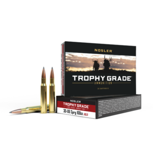 Nosler Trophy Grade Long Range Ammunition .30-06 Sprg 168 ABLR 2800 fps 20-ct