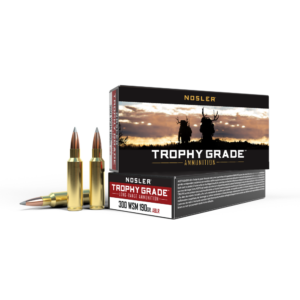Nosler Trophy Grade Long Range Rifle Ammunition .300 WSM 190 gr ACB LR 20-Box
