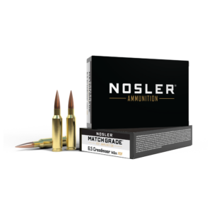 Nosler Match Grade Rifle Ammunition 6.5 Creedmoor 140 gr RDF 2650 fps 20-ct